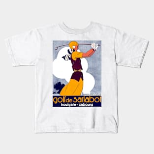 Golf de Sarlatbot, Houlgate - Cabourg, France 1930 René Vincent Kids T-Shirt